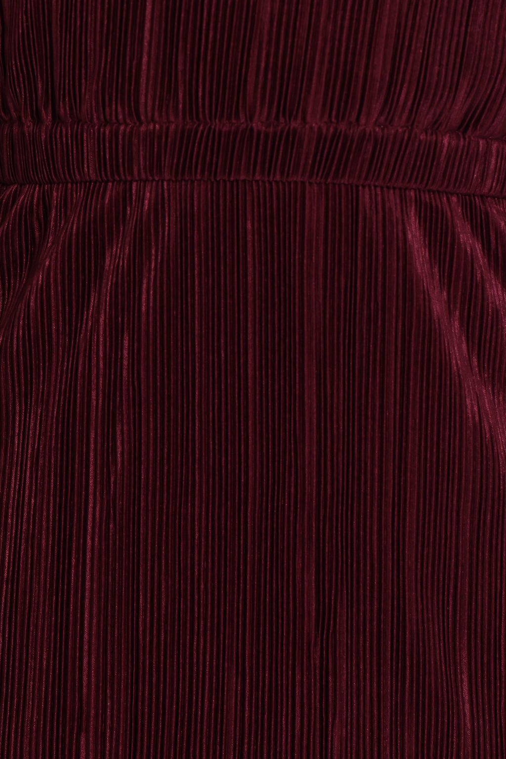 Petal and Pup USA DRESSES Pontee One Shoulder Pleated Midi Dress - Burgundy