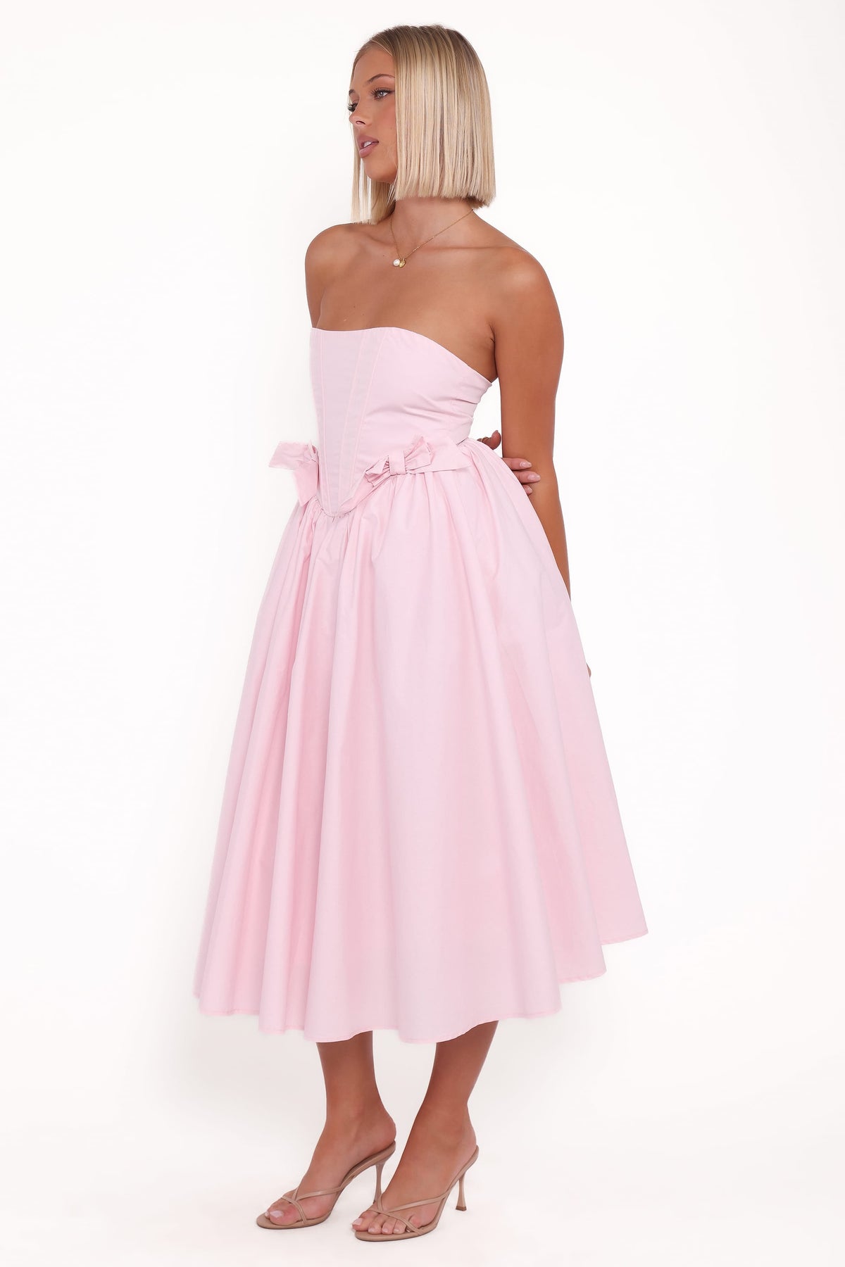 Petal and Pup USA DRESSES Seren Midi Dress - Pink (Hold for Amazon)