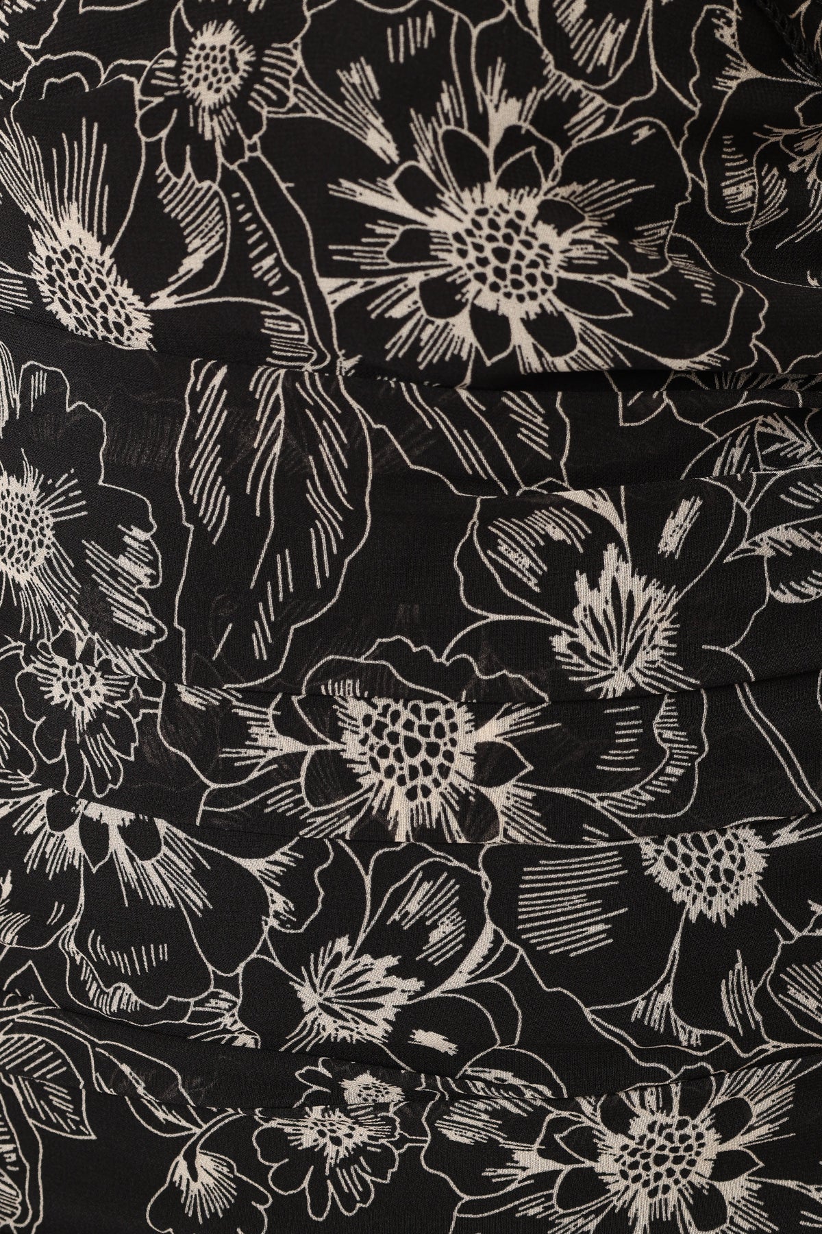 Petal and Pup USA DRESSES Zuri Rosette Mini Dress - Black Floral