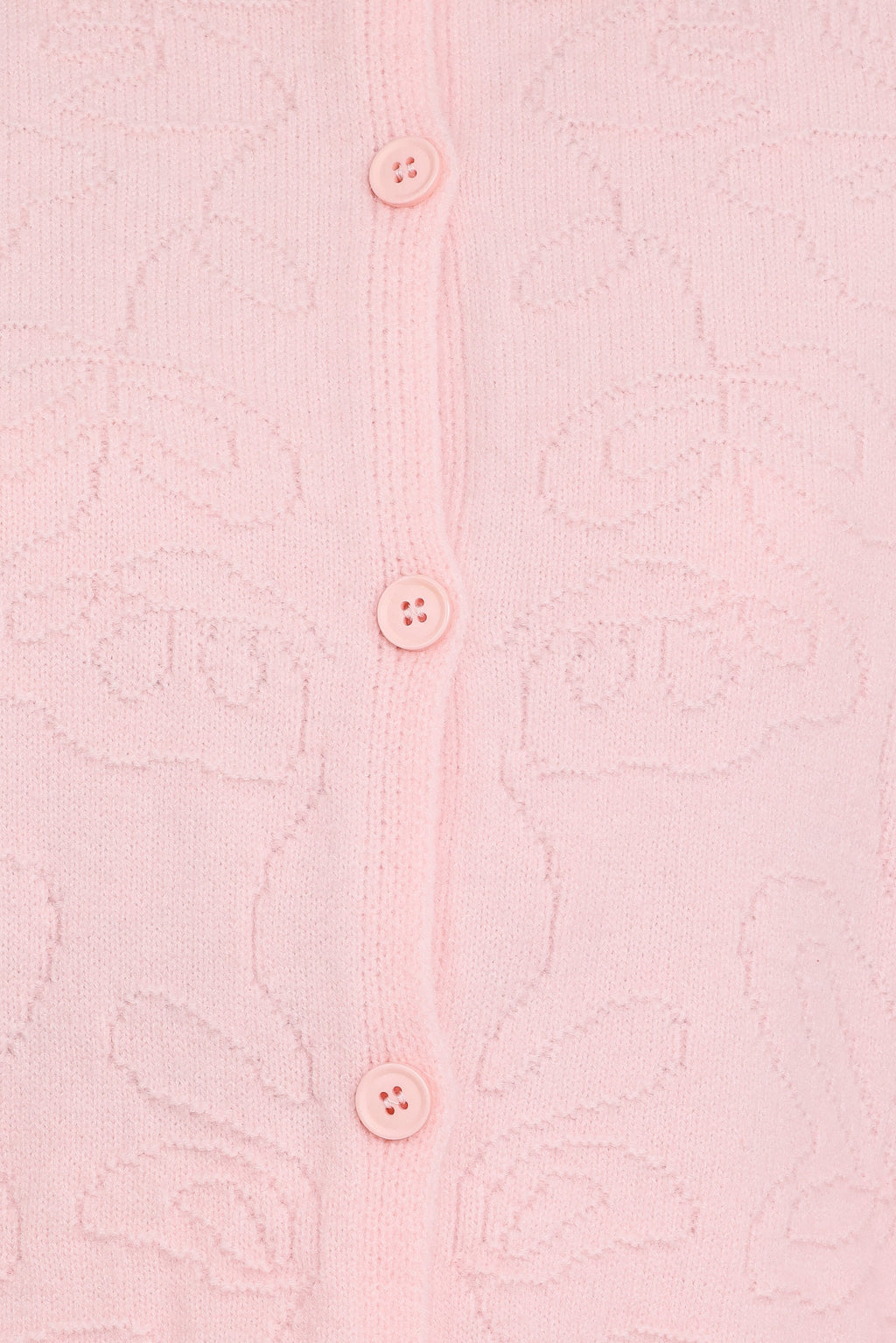 Petal and Pup USA KNITWEAR Fauna Tonal Floral Cardigan - Pink
