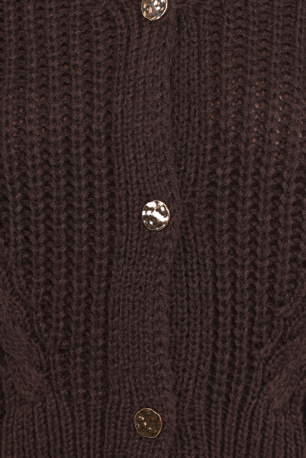 Petal and Pup USA KNITWEAR Henderson Thick Knit Cardigan - Brown
