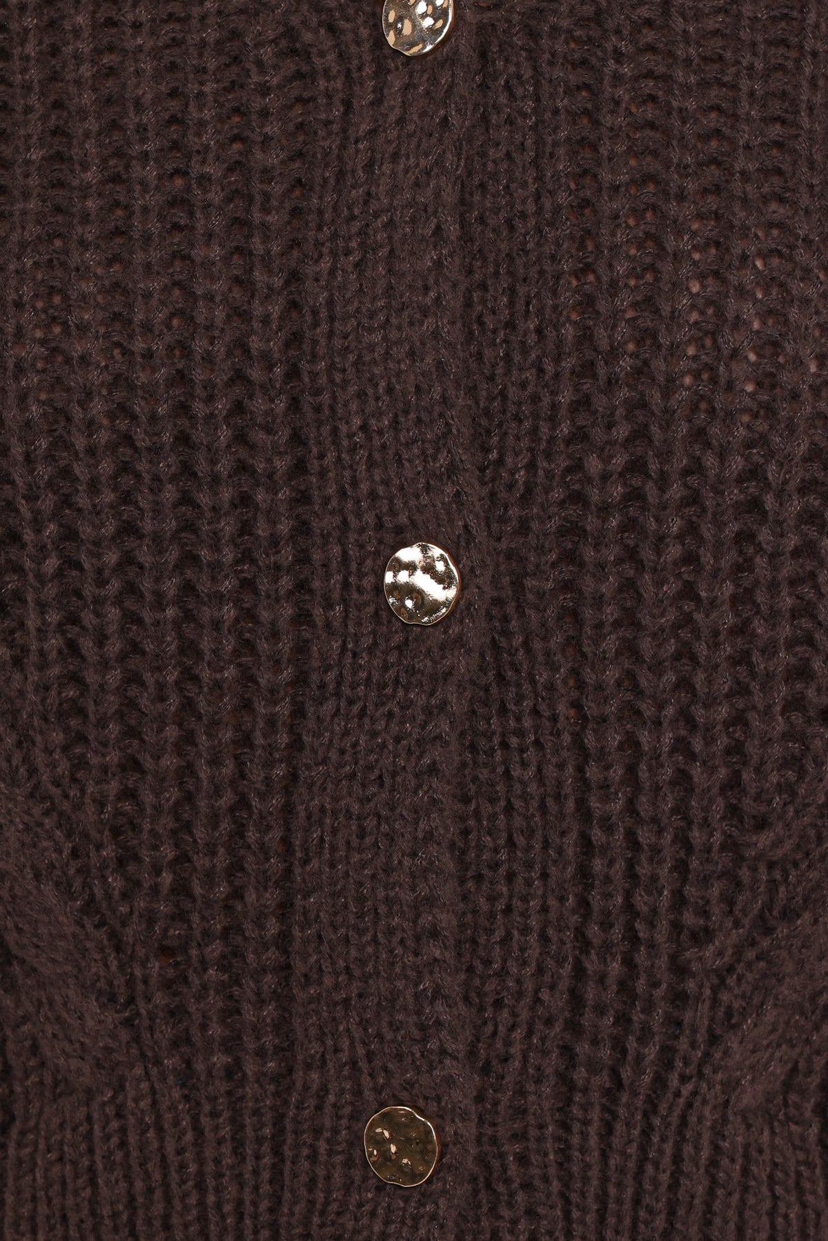 Petal and Pup USA KNITWEAR Henderson Thick Knit Cardigan - Brown