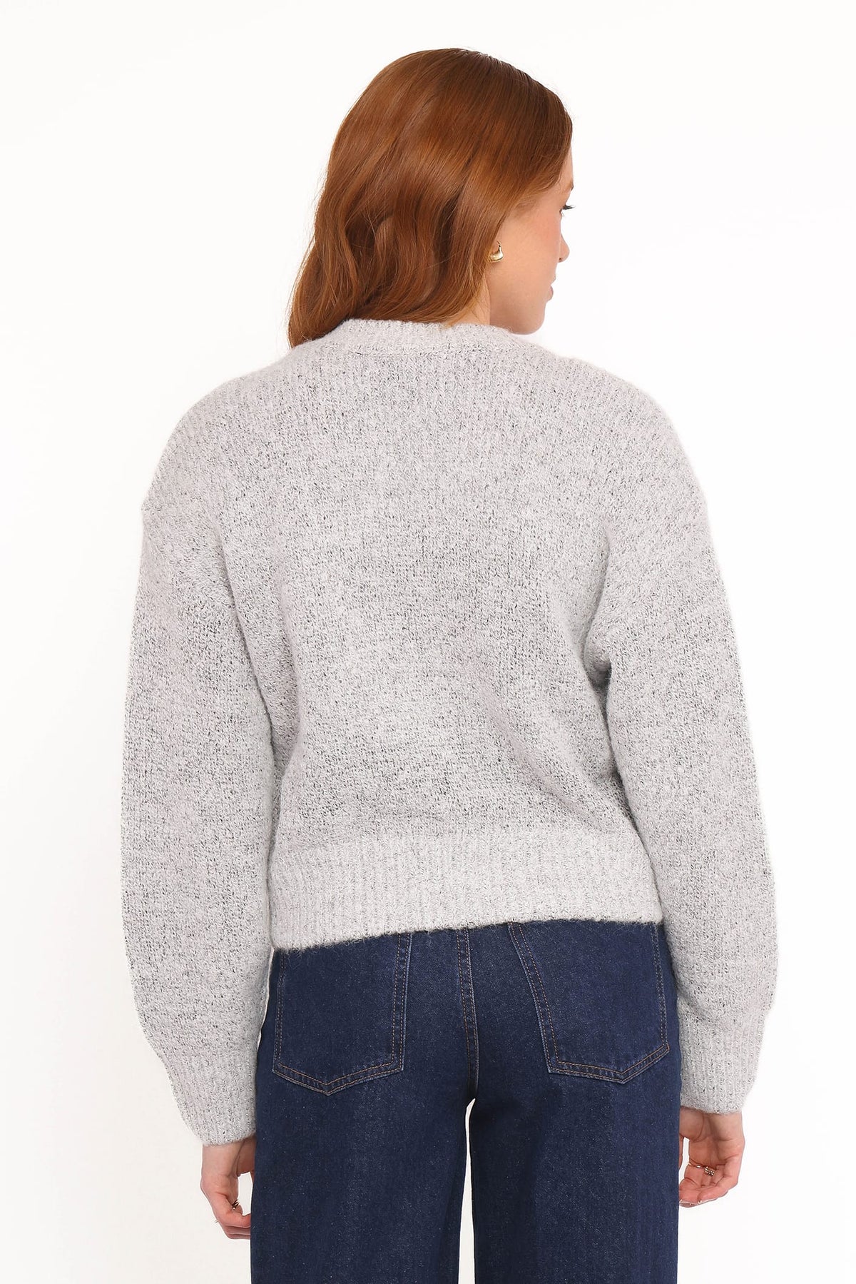 Petal and Pup USA KNITWEAR Lucah Cardigan - Grey