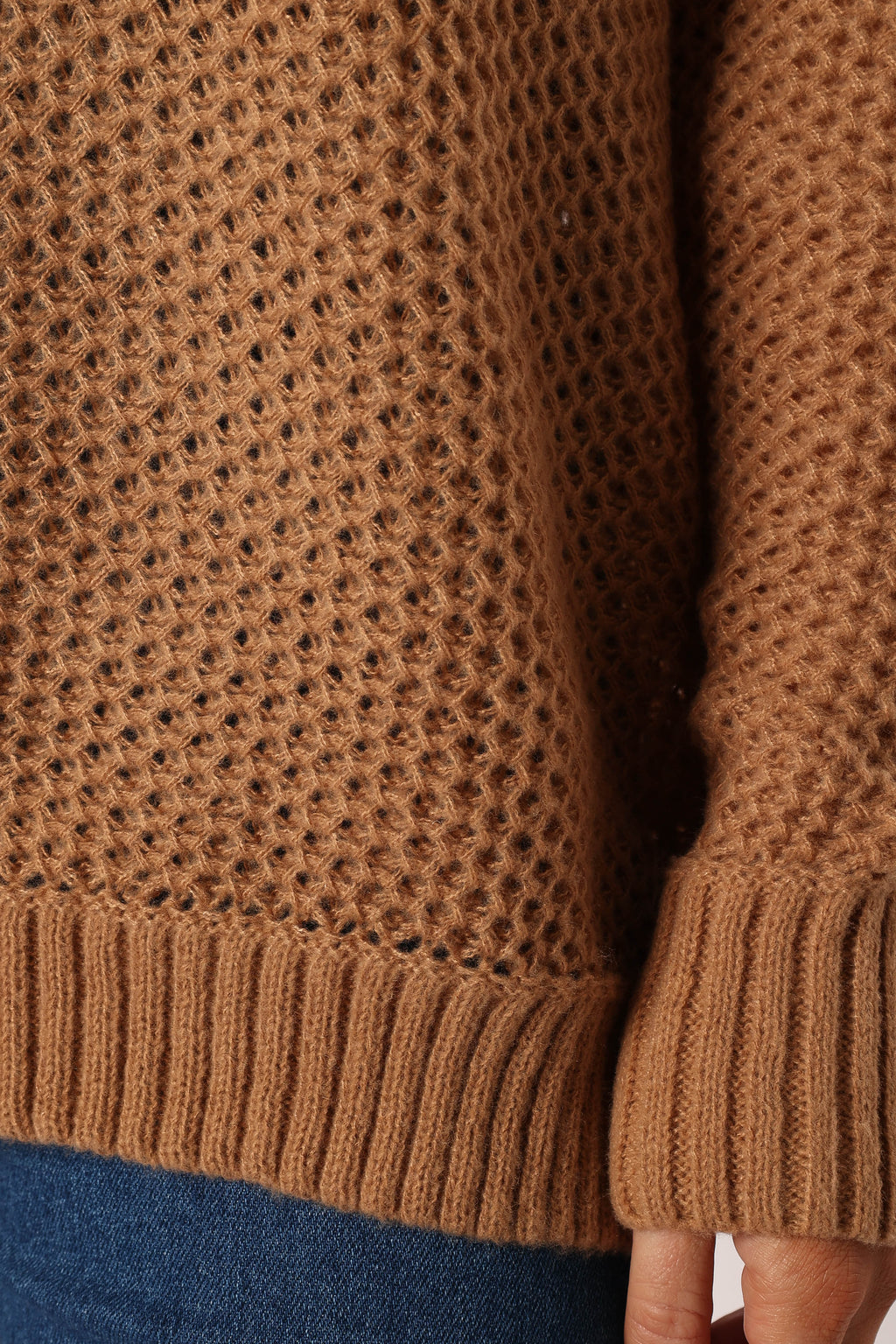 Petal and Pup USA KNITWEAR Rayne Turtleneck Knit Sweater - Beige