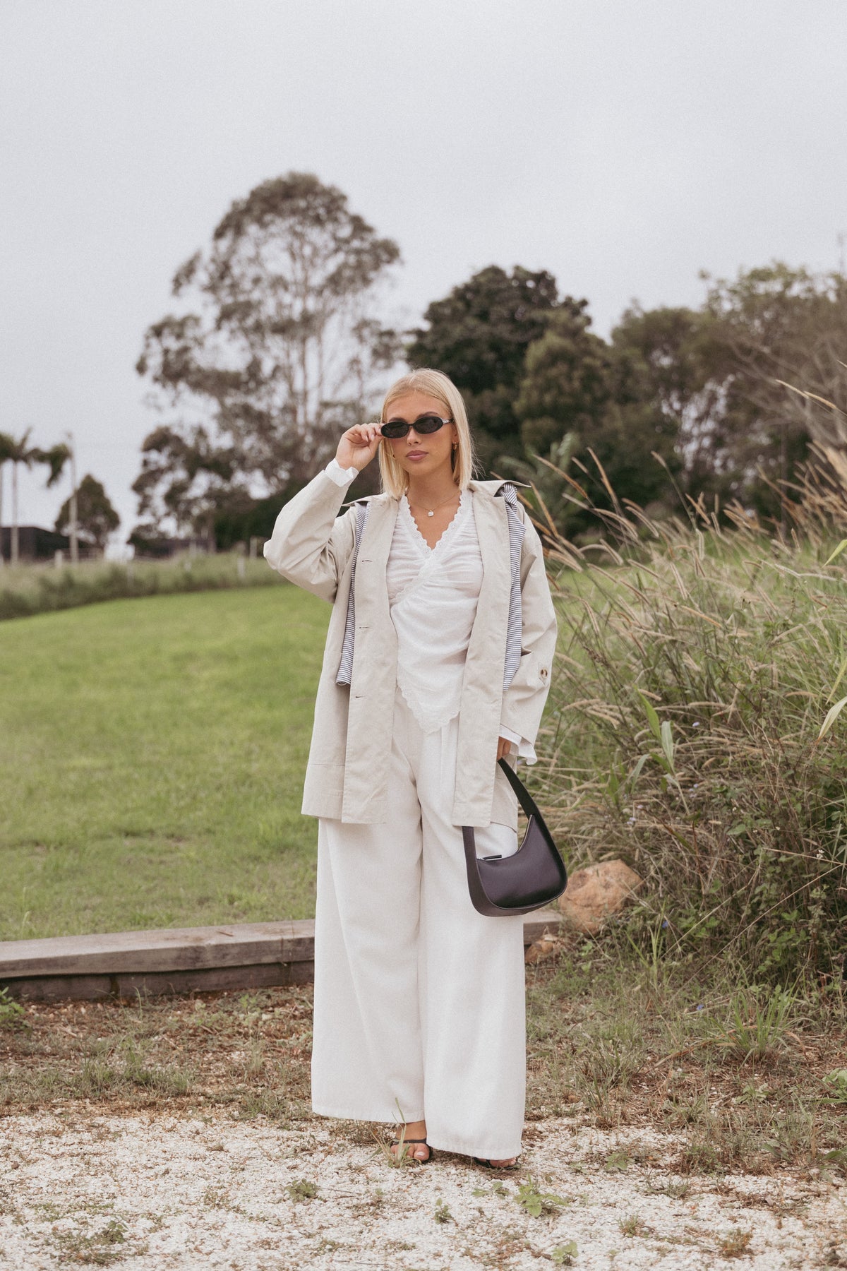 Petal and Pup USA TOPS Adira Wrap Blouse - White