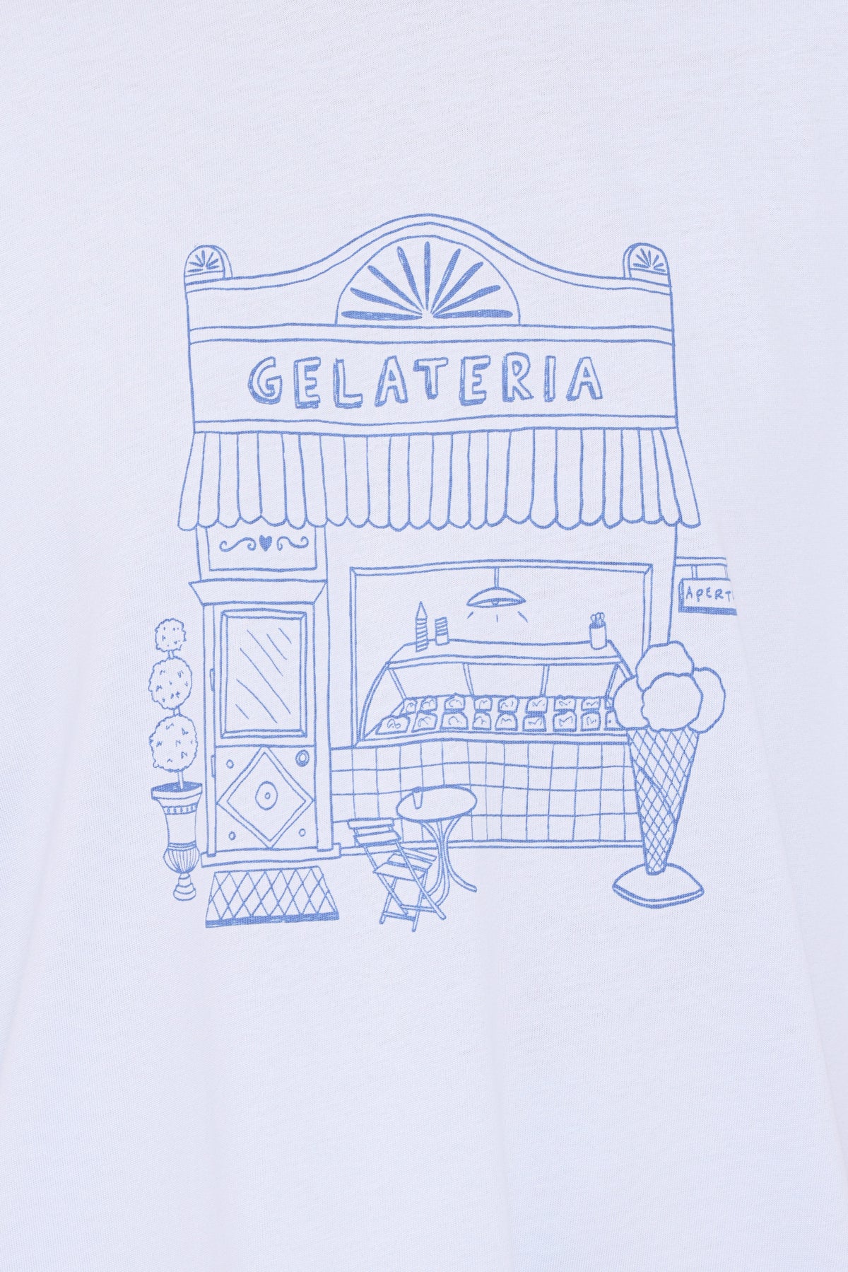 Petal and Pup USA TOPS Carmen Graphic Tee - Baby Blue