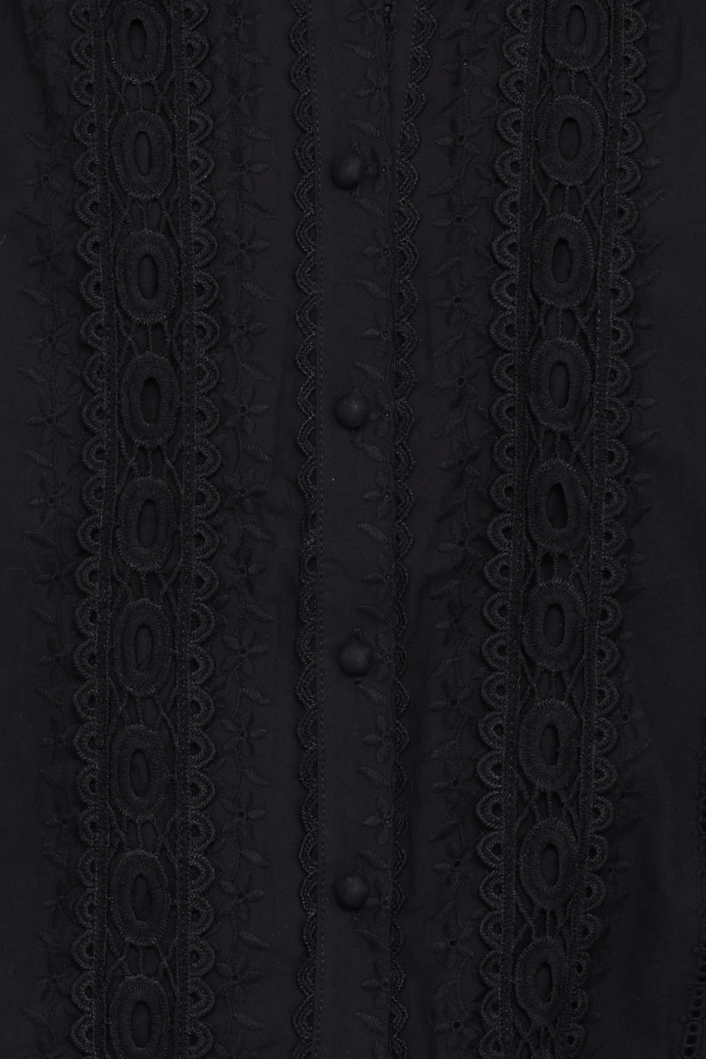 Petal and Pup USA TOPS Catania Lace Inset Top - Black