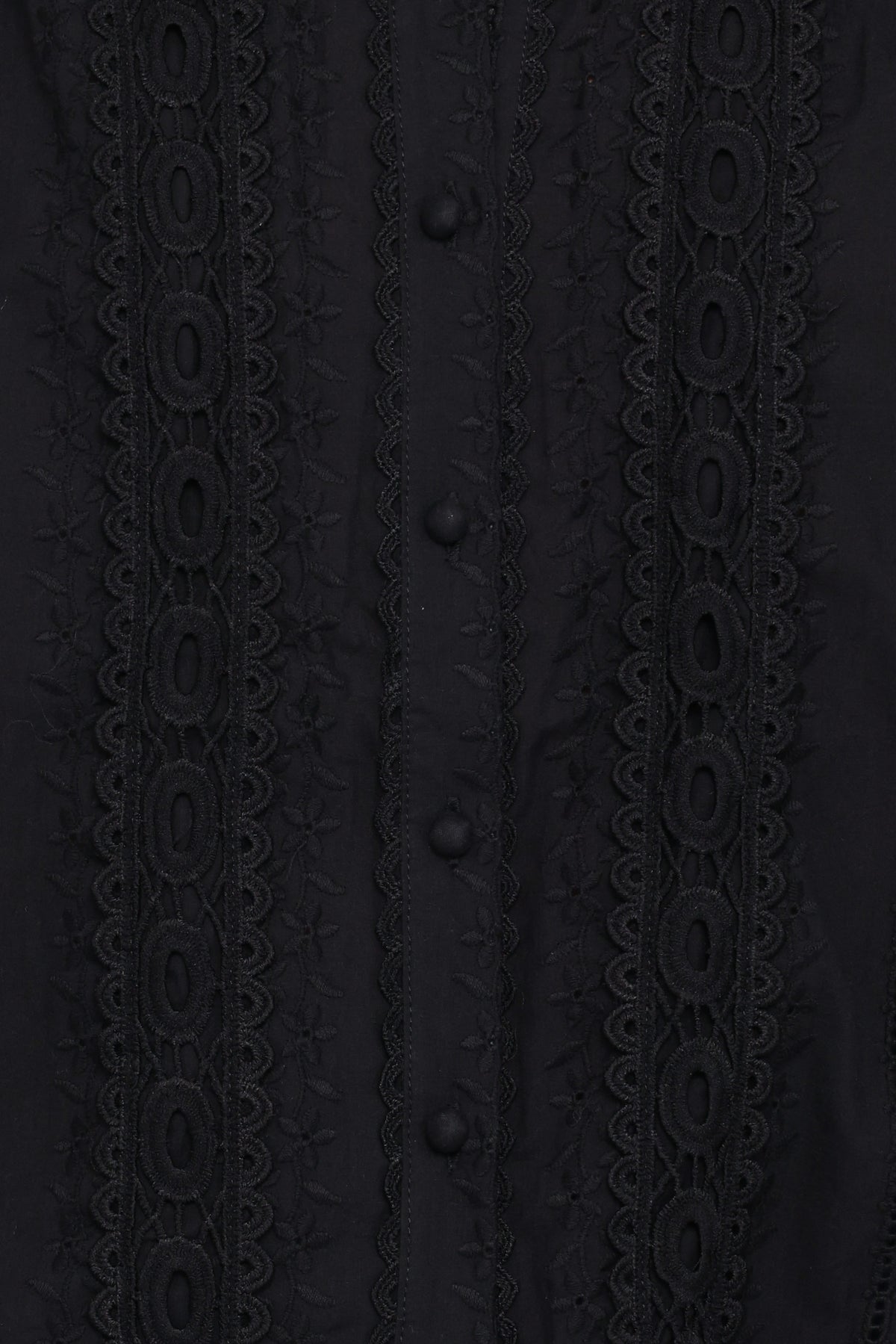 Petal and Pup USA TOPS Catania Lace Inset Top - Black