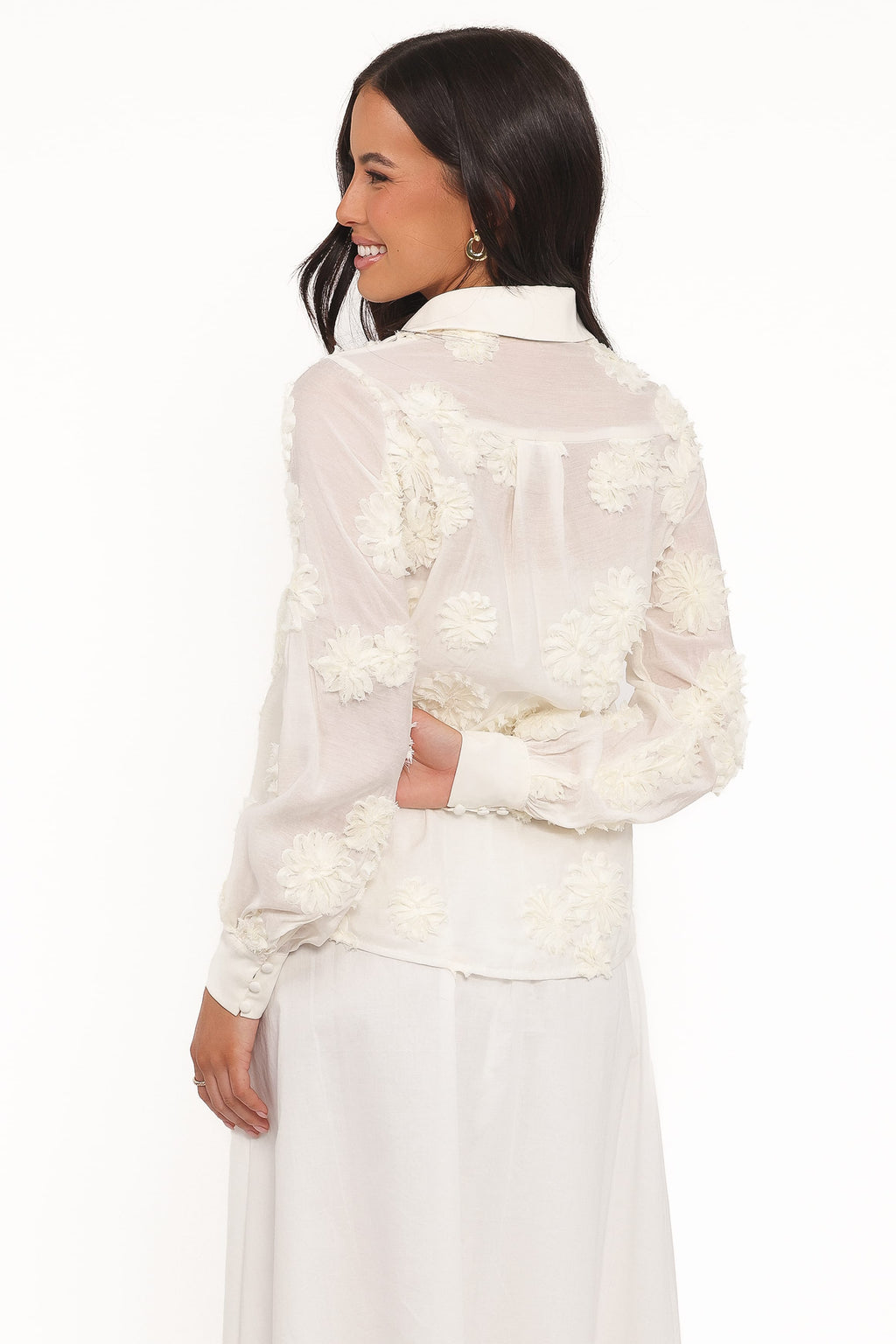 Petal and Pup USA TOPS Cliona Shirt - Cream