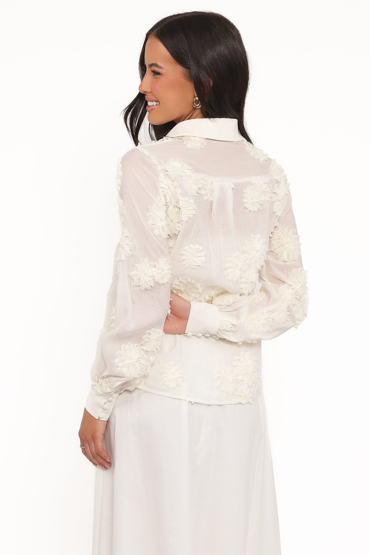 Petal and Pup USA TOPS Cliona Shirt - Cream