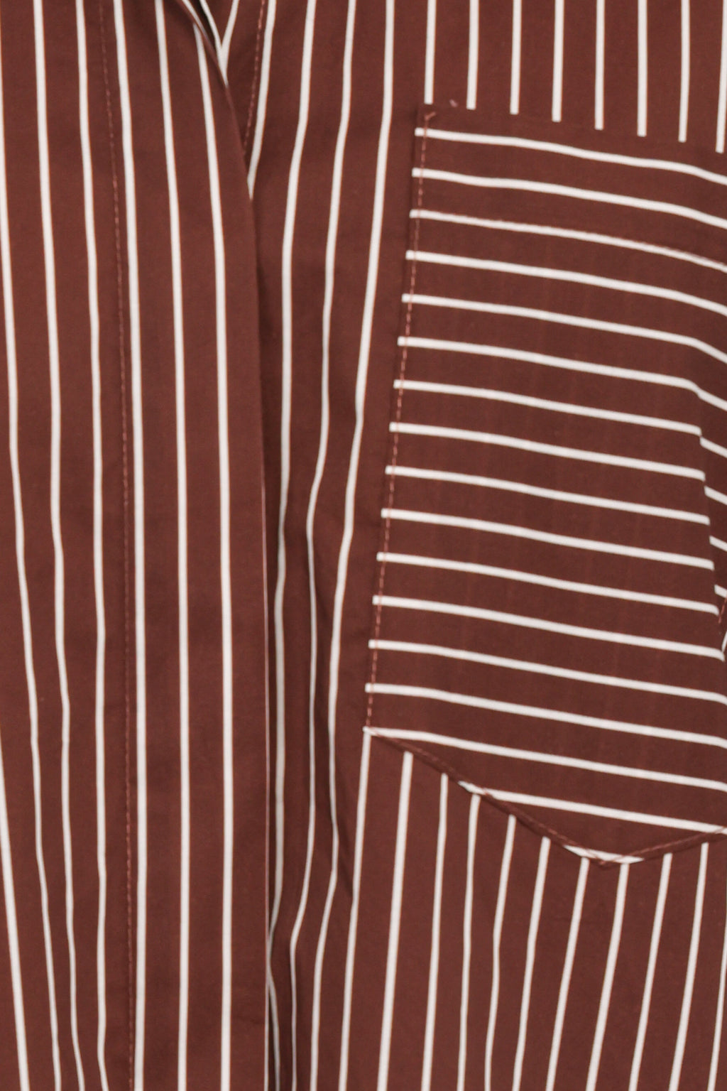 Petal and Pup USA TOPS Darya Shirt - Chocolate Stripe