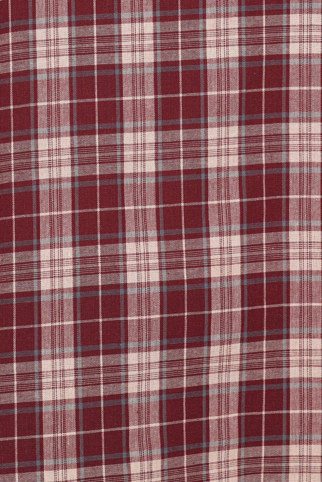 Petal and Pup USA TOPS Evandri Frill Collar Top - Burgundy Plaid