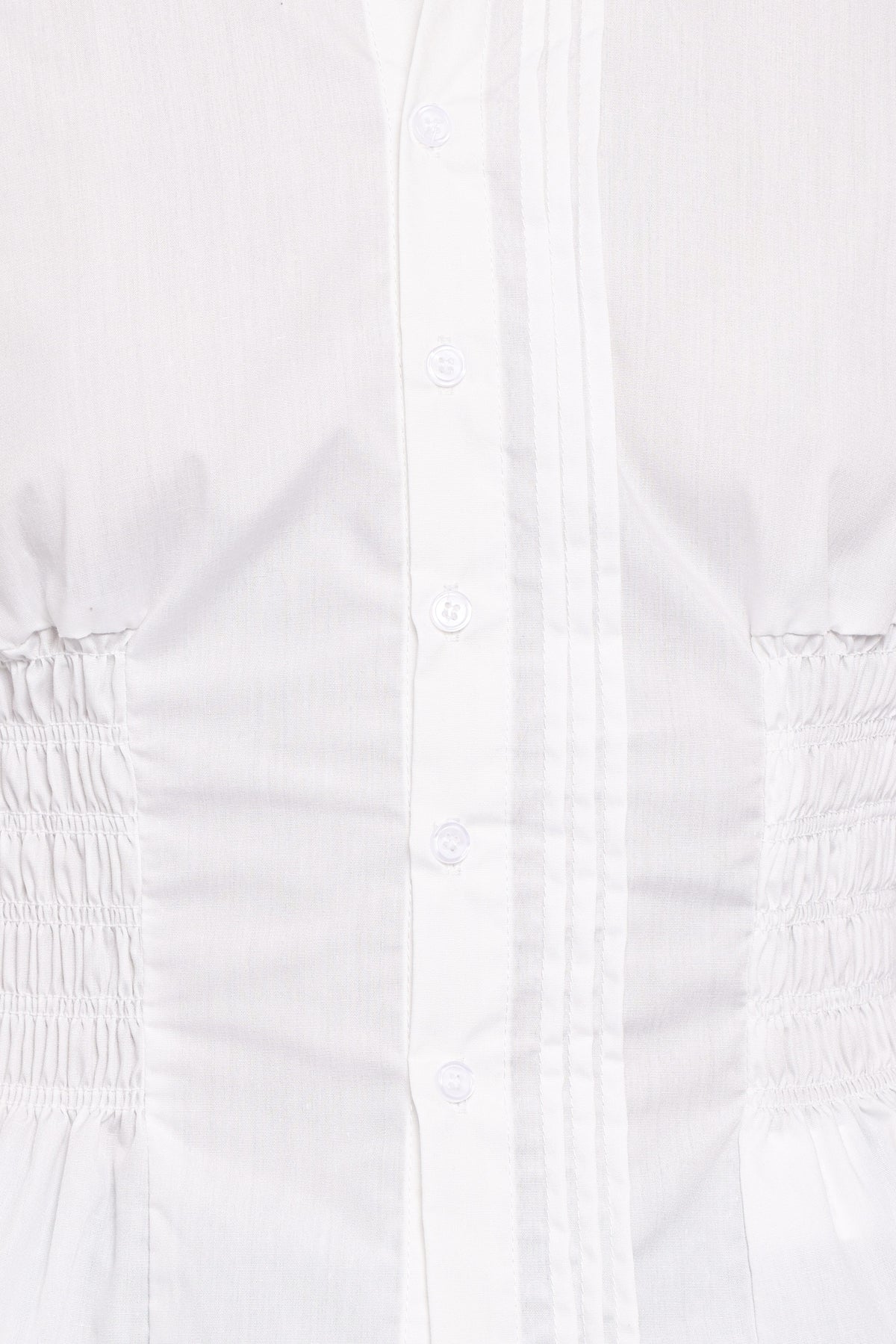 Petal and Pup USA TOPS Ione Peplum Shirt - White