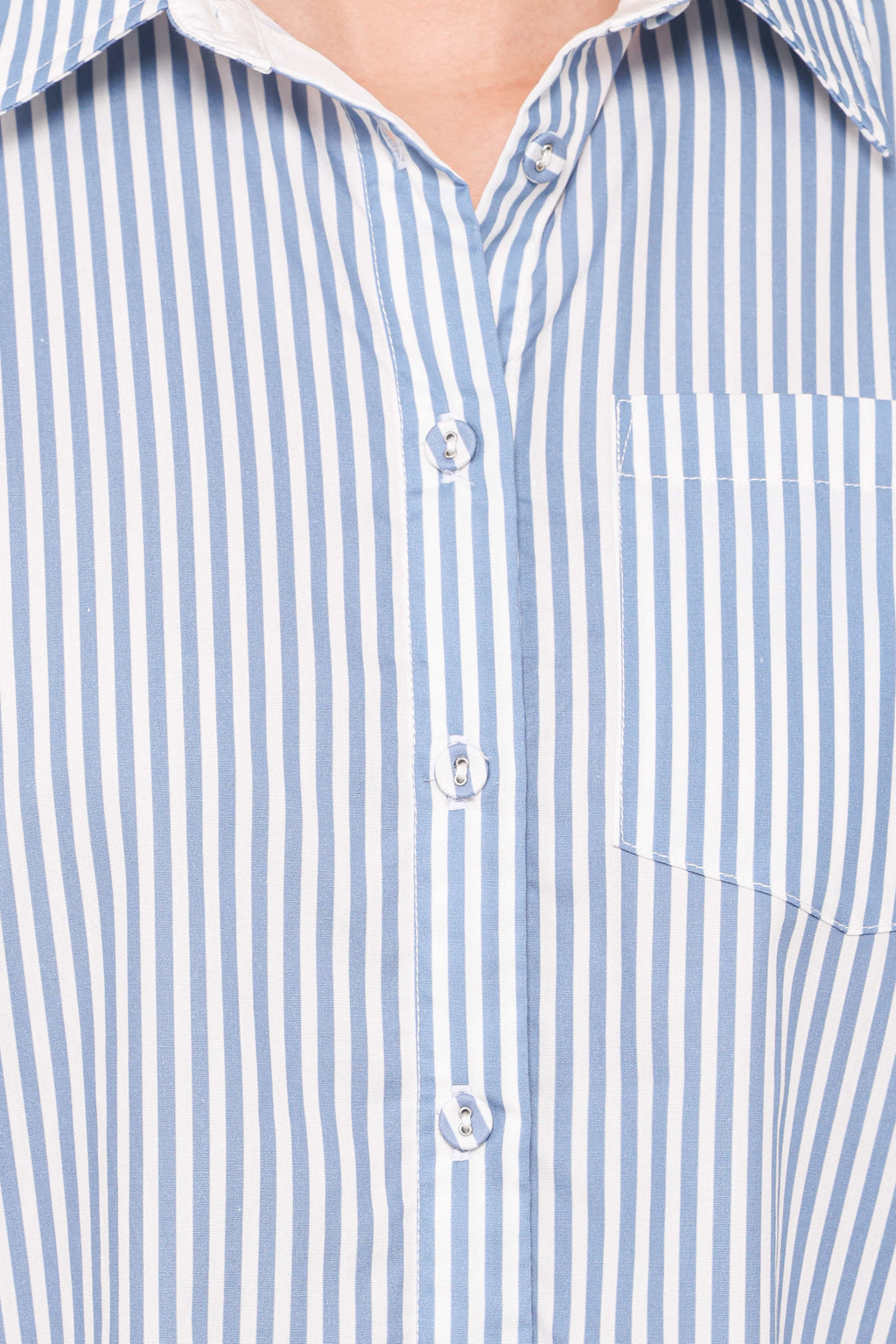 Petal and Pup USA TOPS Jackson Button Up Shirt - Blue Stripe
