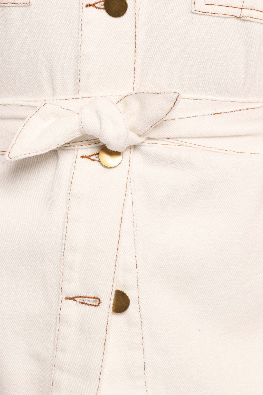 Petal and Pup USA TOPS Lepal Denim Shirt - White