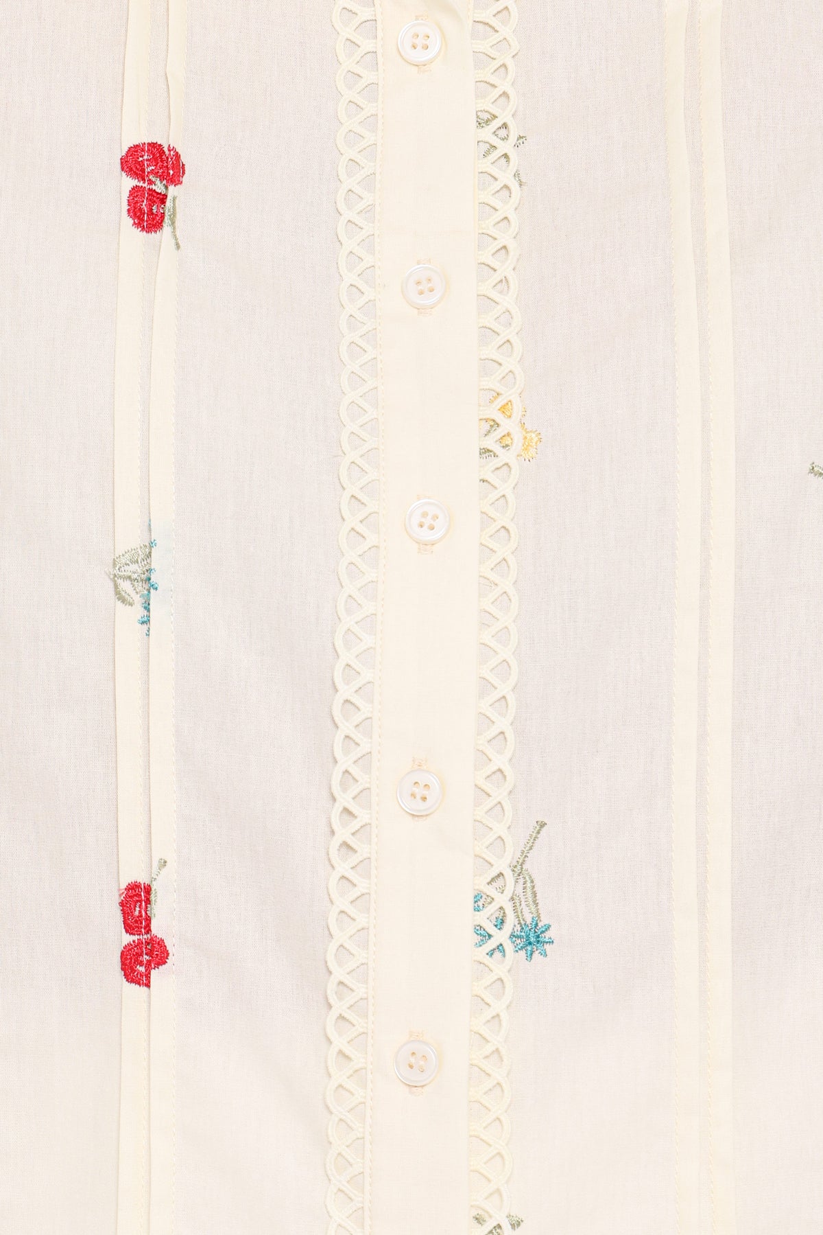 Petal and Pup USA TOPS Lucile Embroidered Shirt - Light Yellow