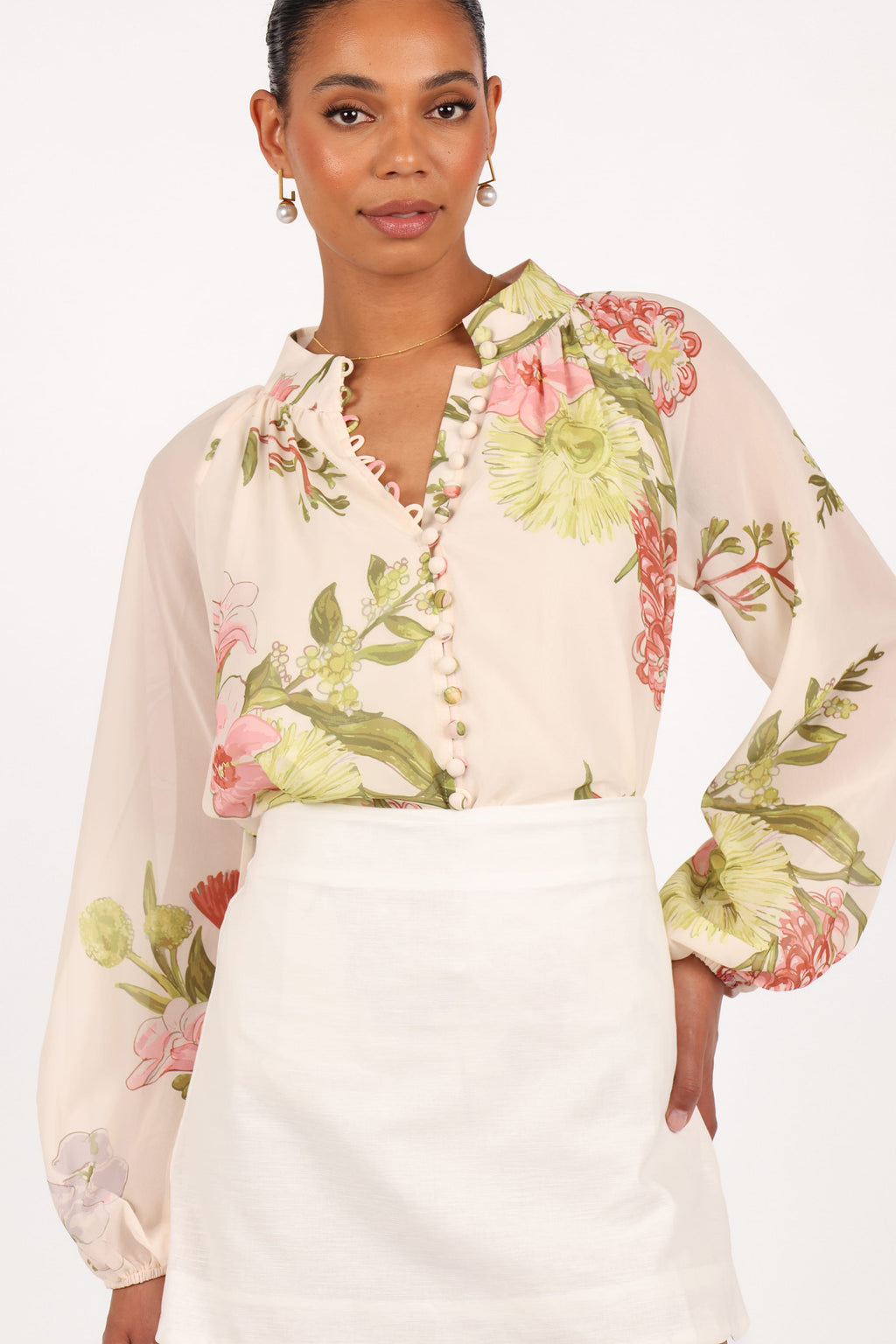 Petal and Pup USA TOPS Marni Top - Native Flora