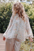Petal and Pup USA TOPS Marni Top -  White Multi Floral