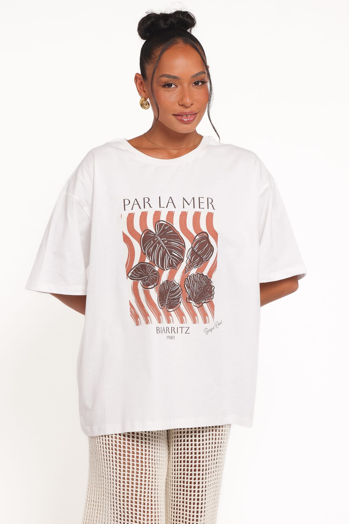 Petal and Pup USA TOPS Par La Mer Tee - White
