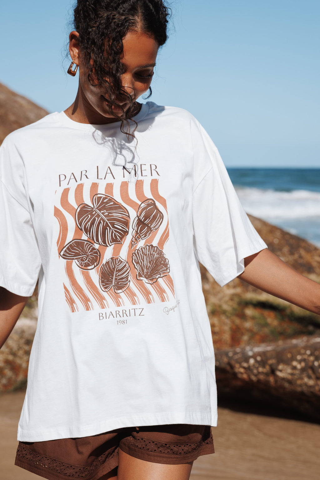 Petal and Pup USA TOPS Par La Mer Tee - White
