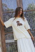 Petal and Pup USA TOPS Petite Saucisse Tee - Cream