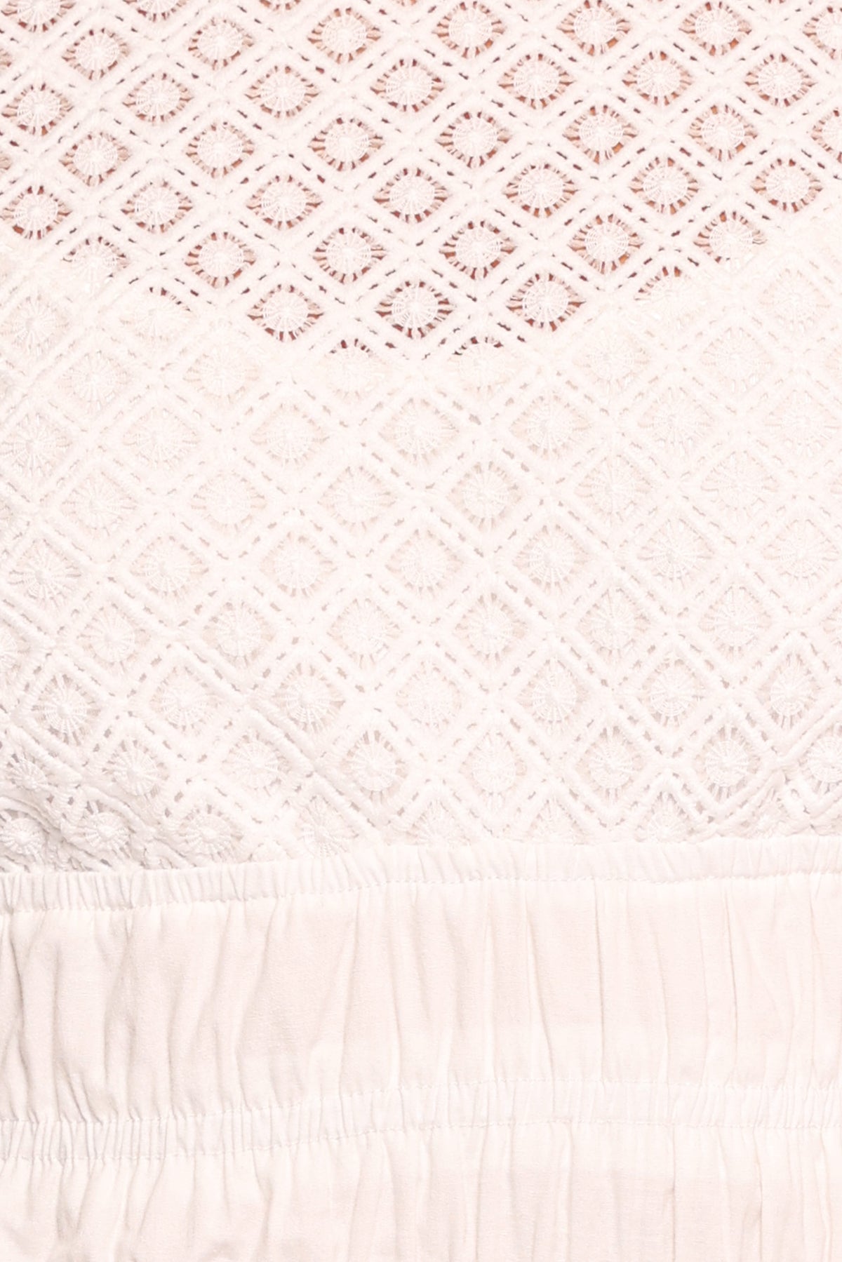 Petal and Pup USA TOPS Riven Shirred Top - White