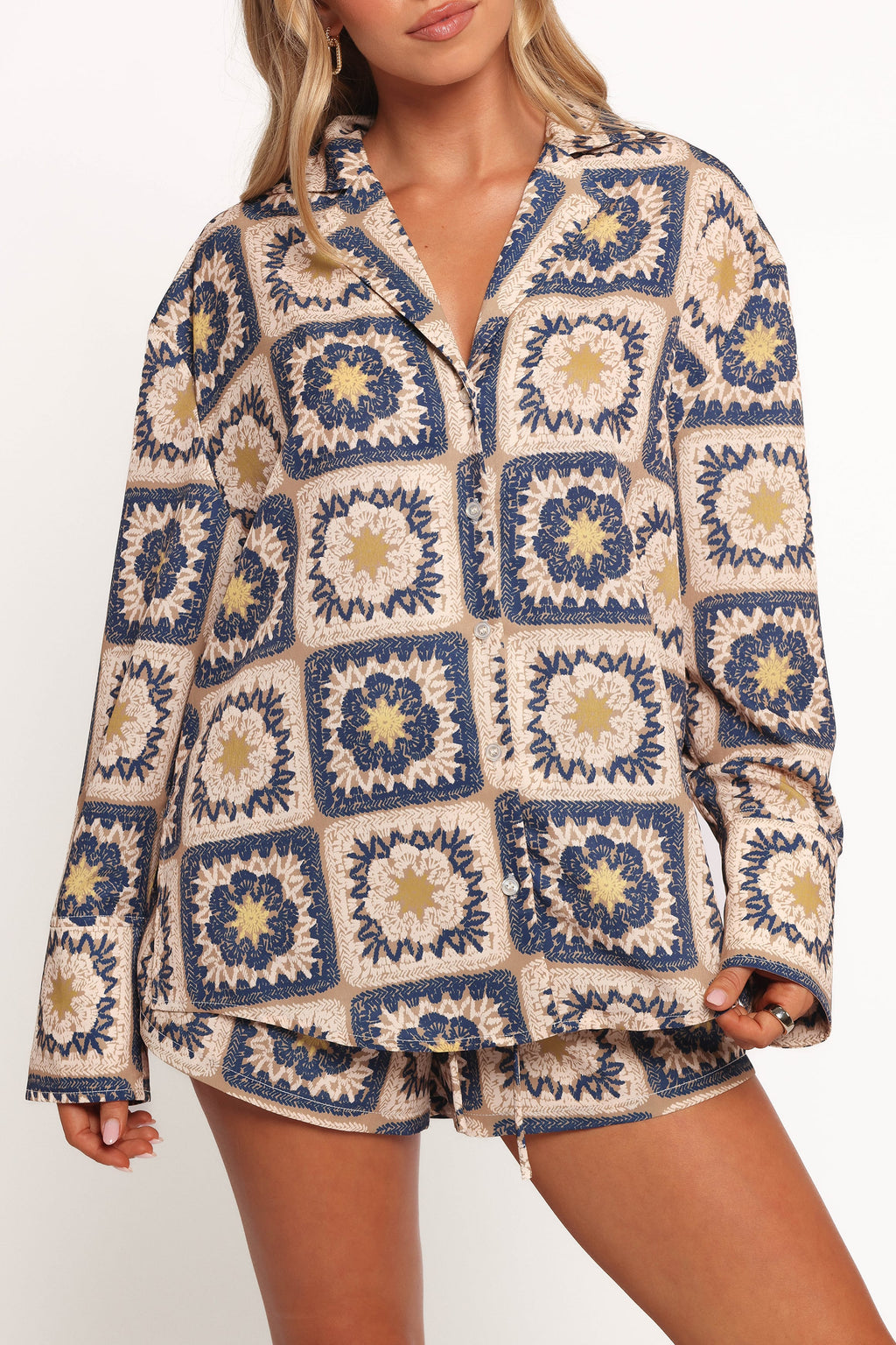 Petal and Pup USA TOPS Rowena Shirt - Rowena Print