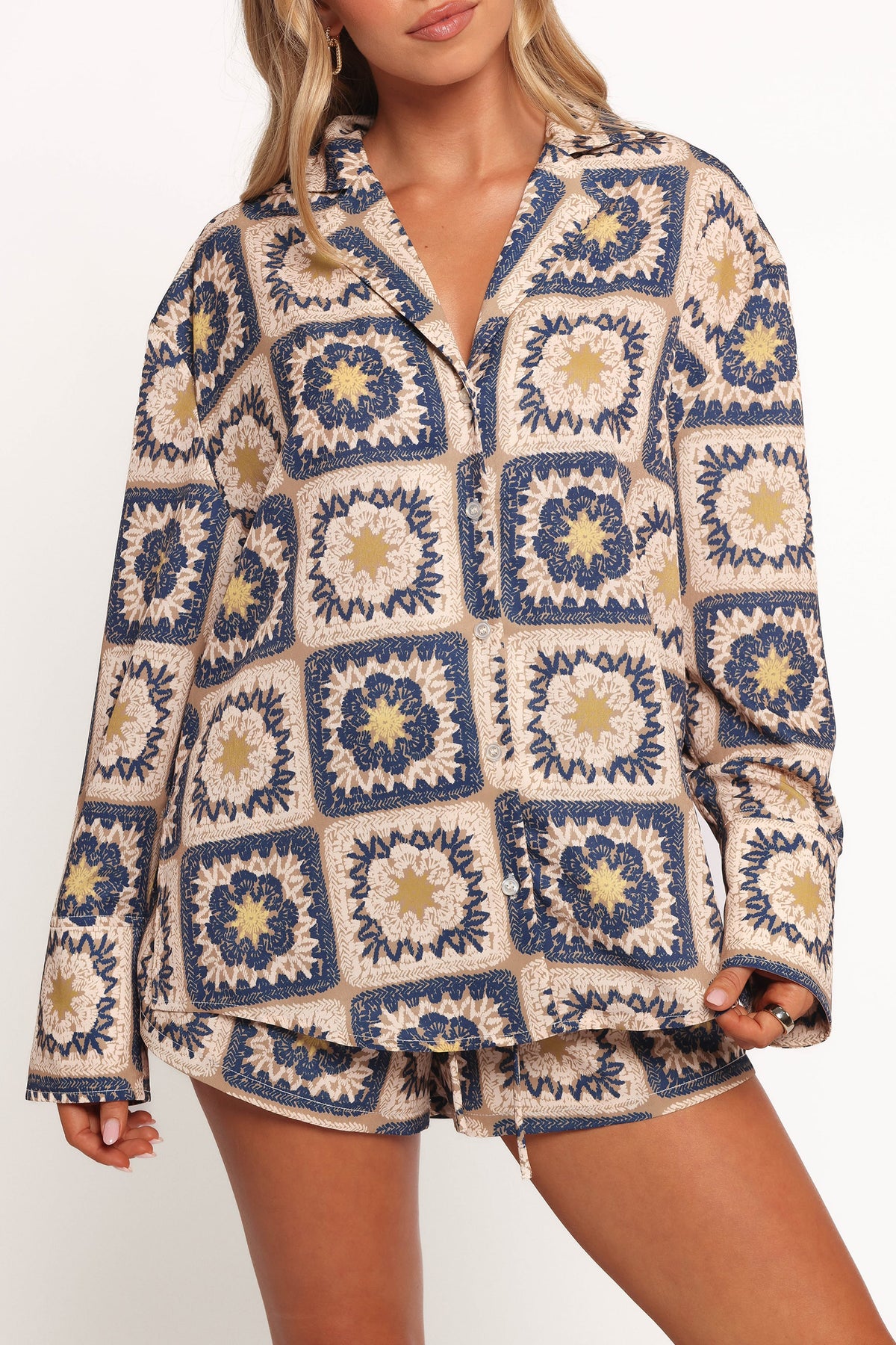 Petal and Pup USA TOPS Rowena Shirt - Rowena Print