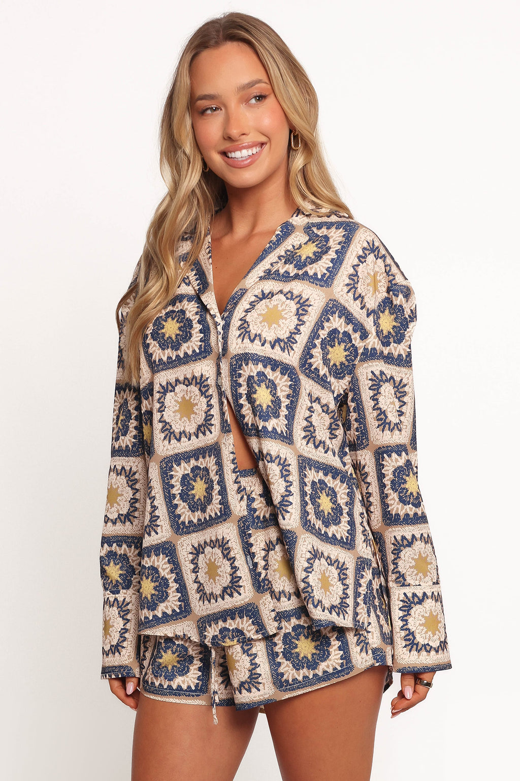 Petal and Pup USA TOPS Rowena Shirt - Rowena Print