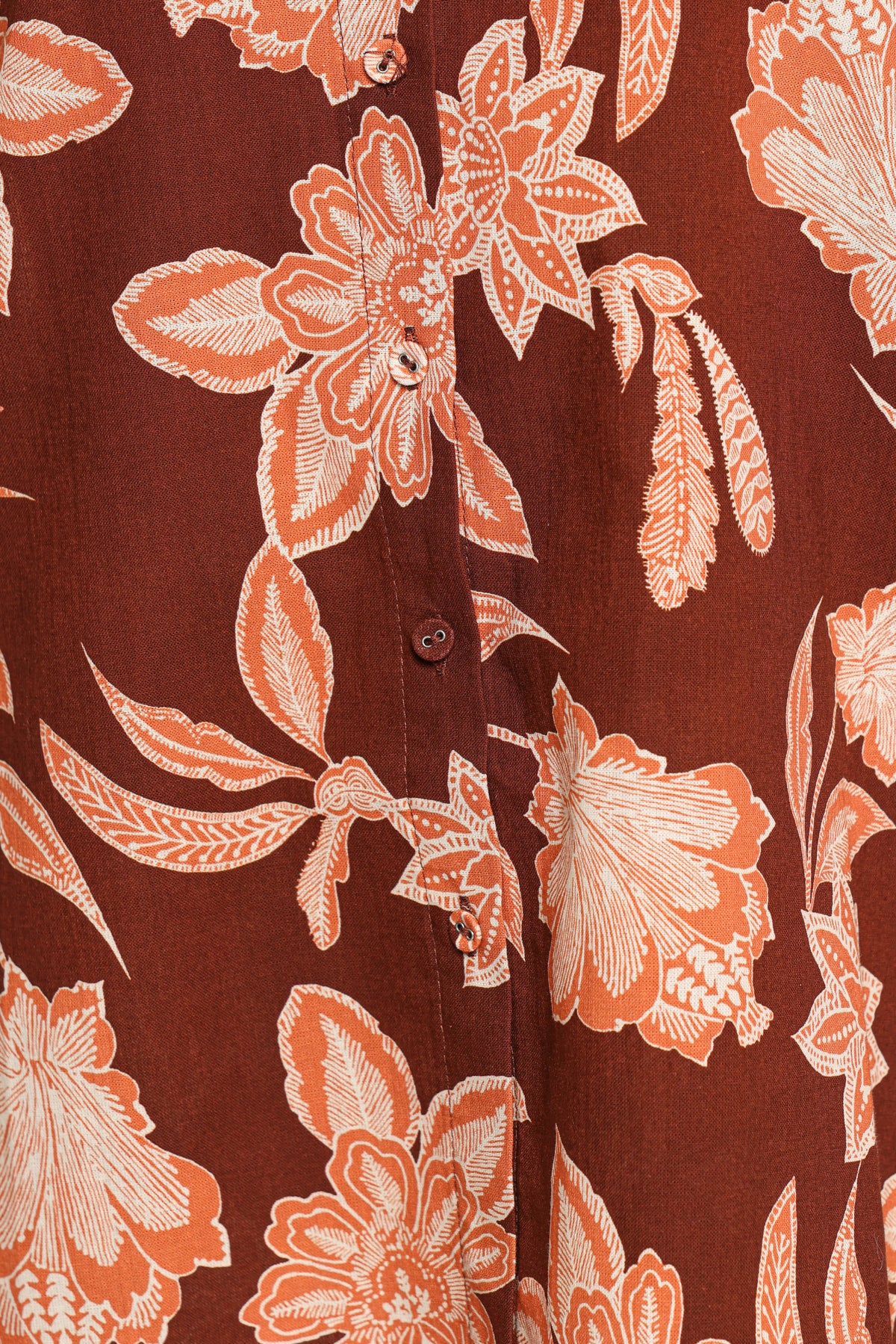 Petal and Pup USA TOPS Samira Short Sleeve Shirt - Orange Floral