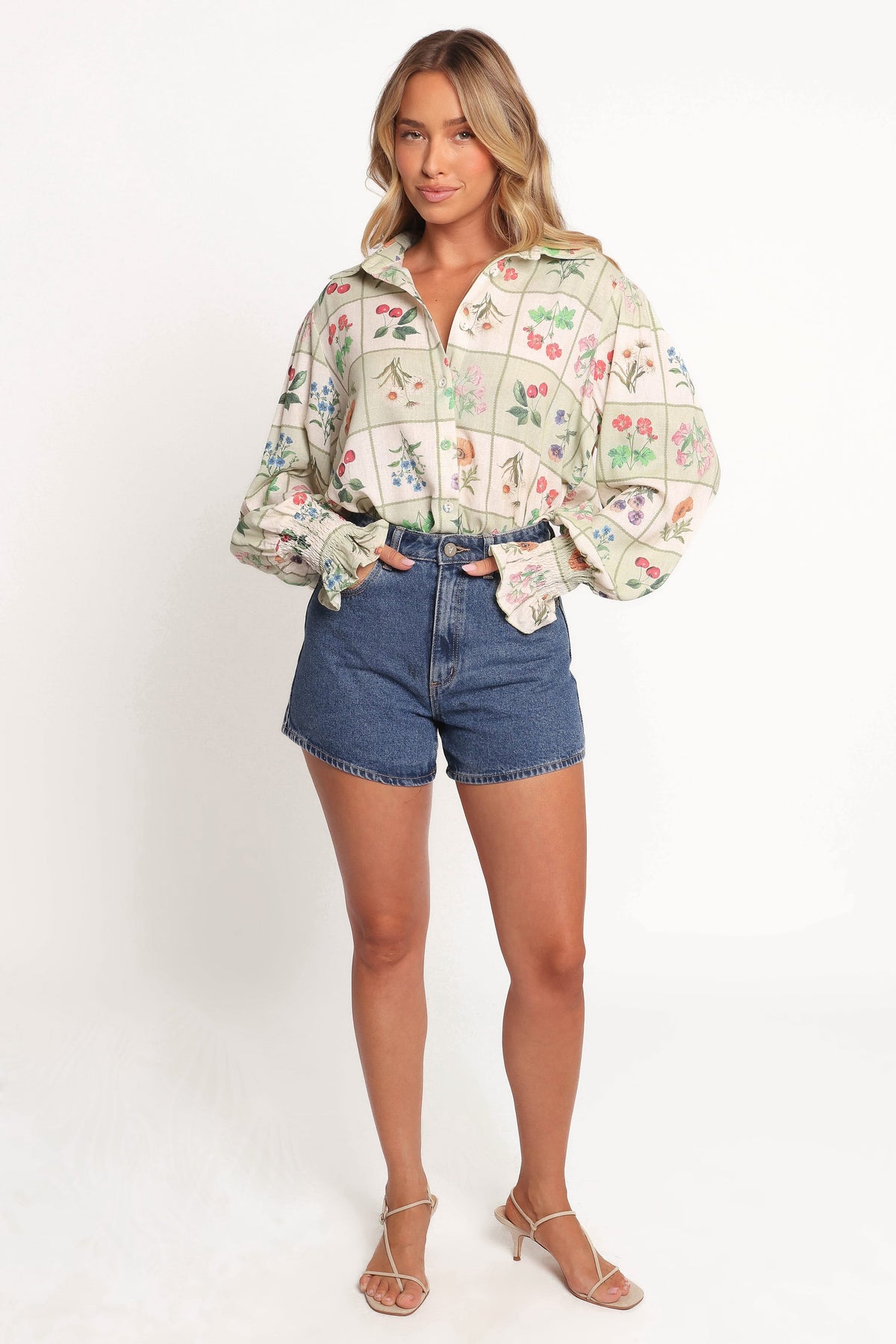 Petal and Pup USA TOPS Tomi Long Sleeve Shirt - Flower Market (Hold for Amazon)