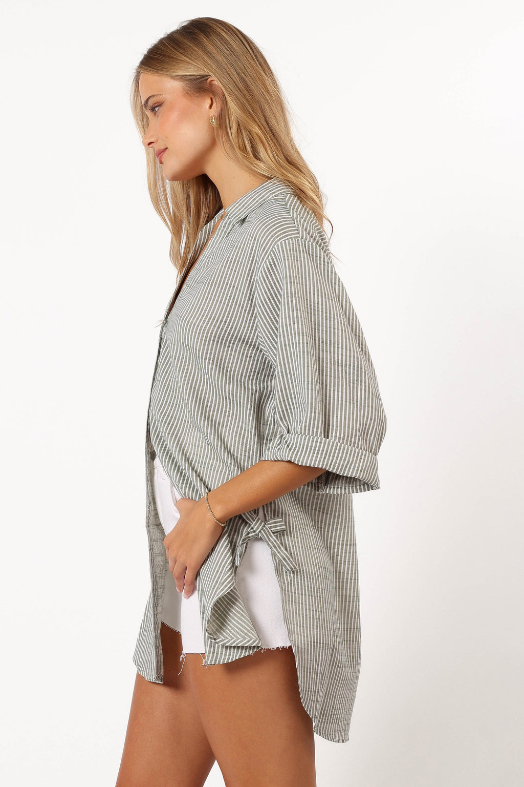 Petal and Pup USA TOPS Wren Oversized Shirt - Olive