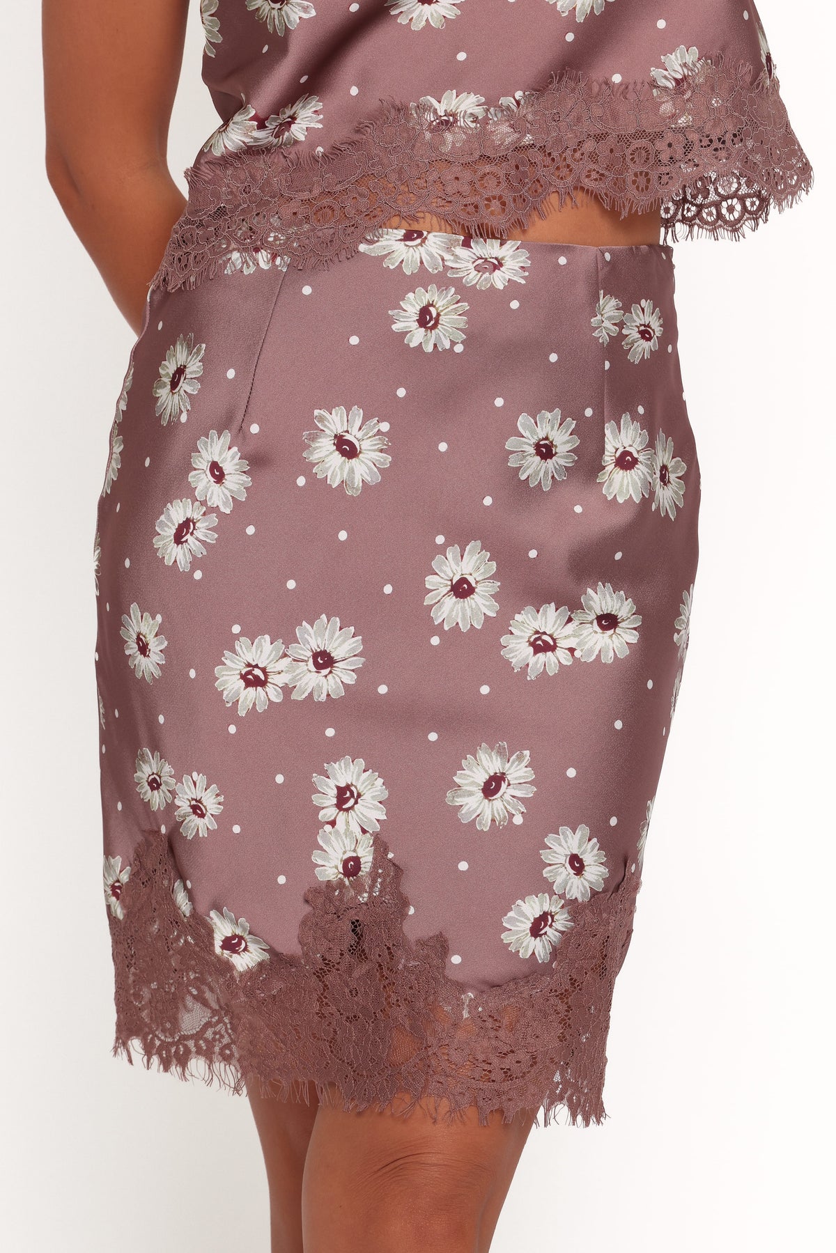 SETS Beverly Skirt Set - Mauve Floral