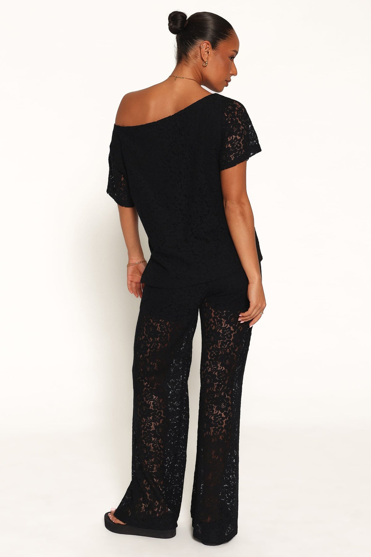 SETS Tucker Lace Pant Set - Black