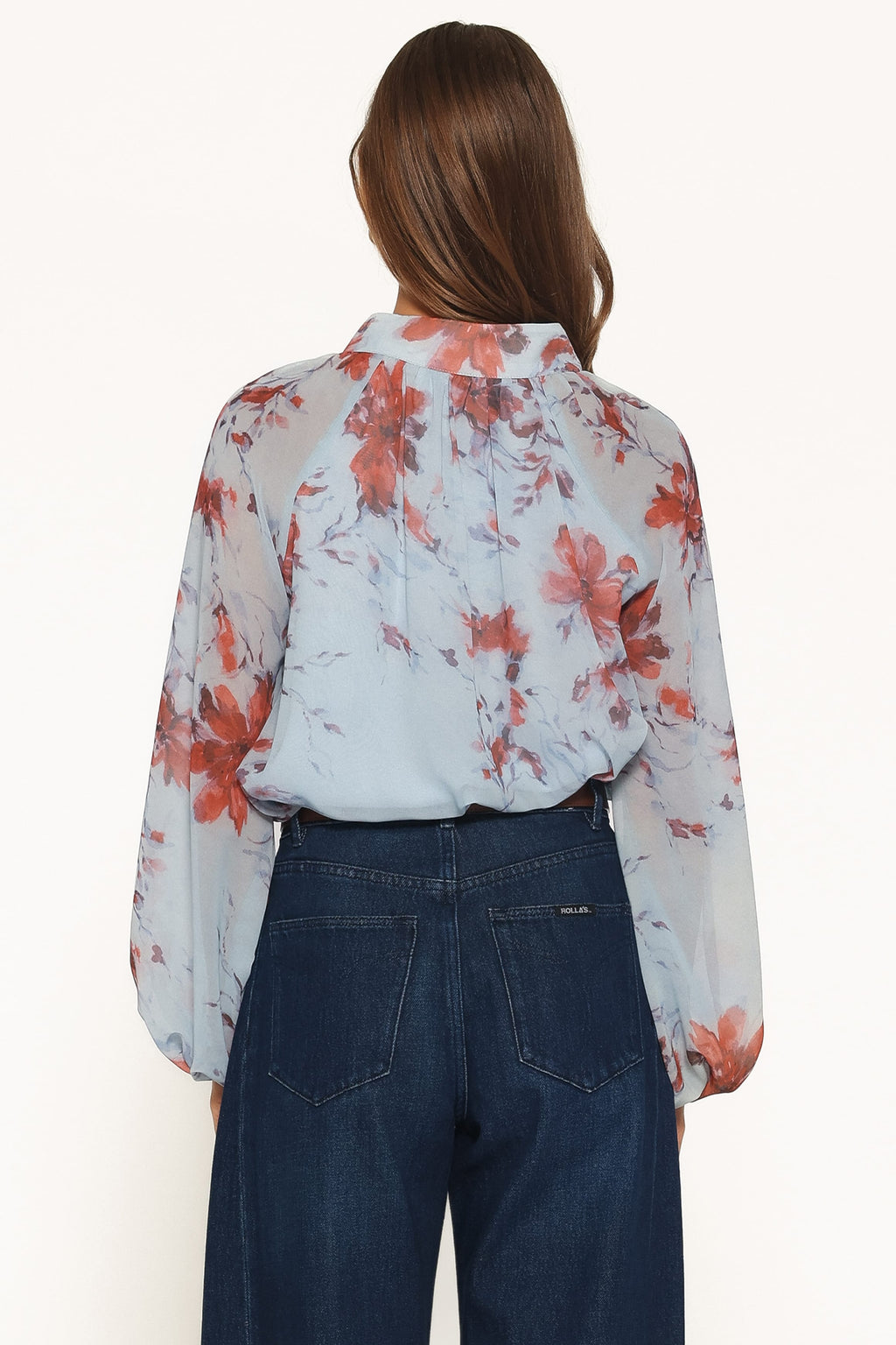 TOPS Marni Top - Blue Floral